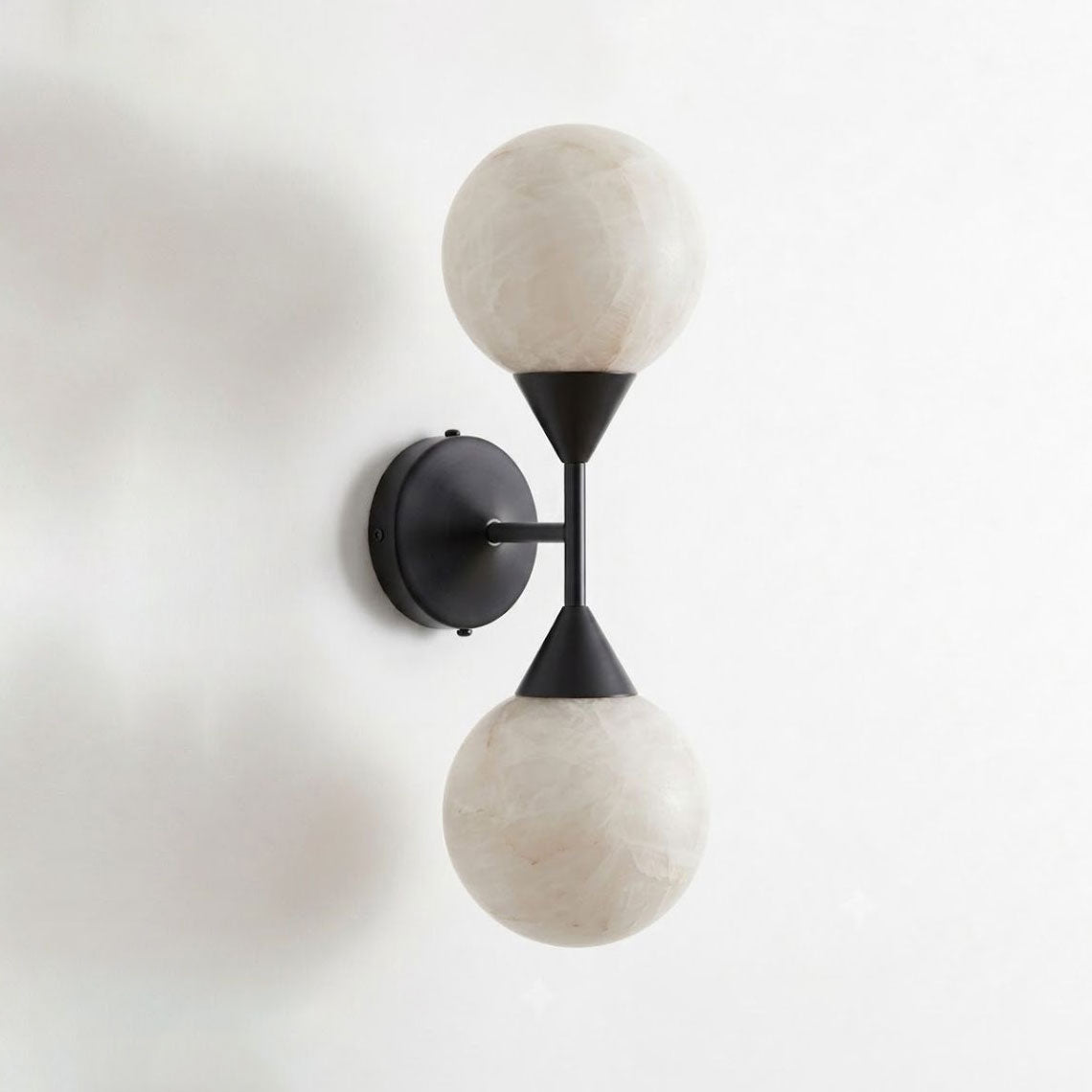 Duolune Alabaster Up Down Wall Sconce
