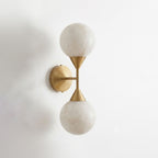 Duolune Alabaster Up Down Wall Sconce