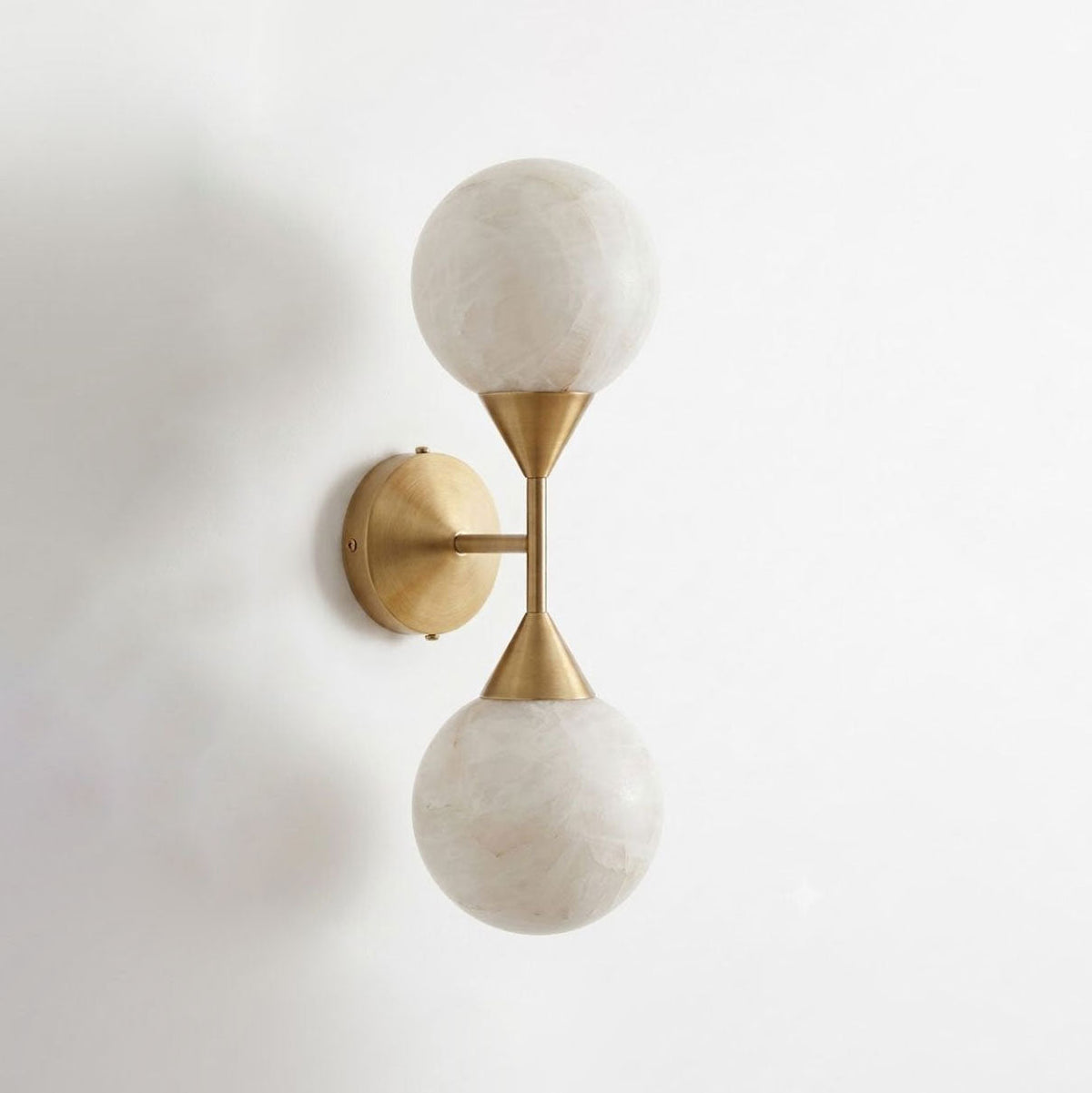 Duolune Alabaster Up Down Wall Sconce