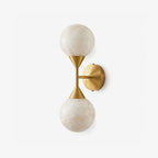 Duolune Alabaster Up Down Wall Sconce