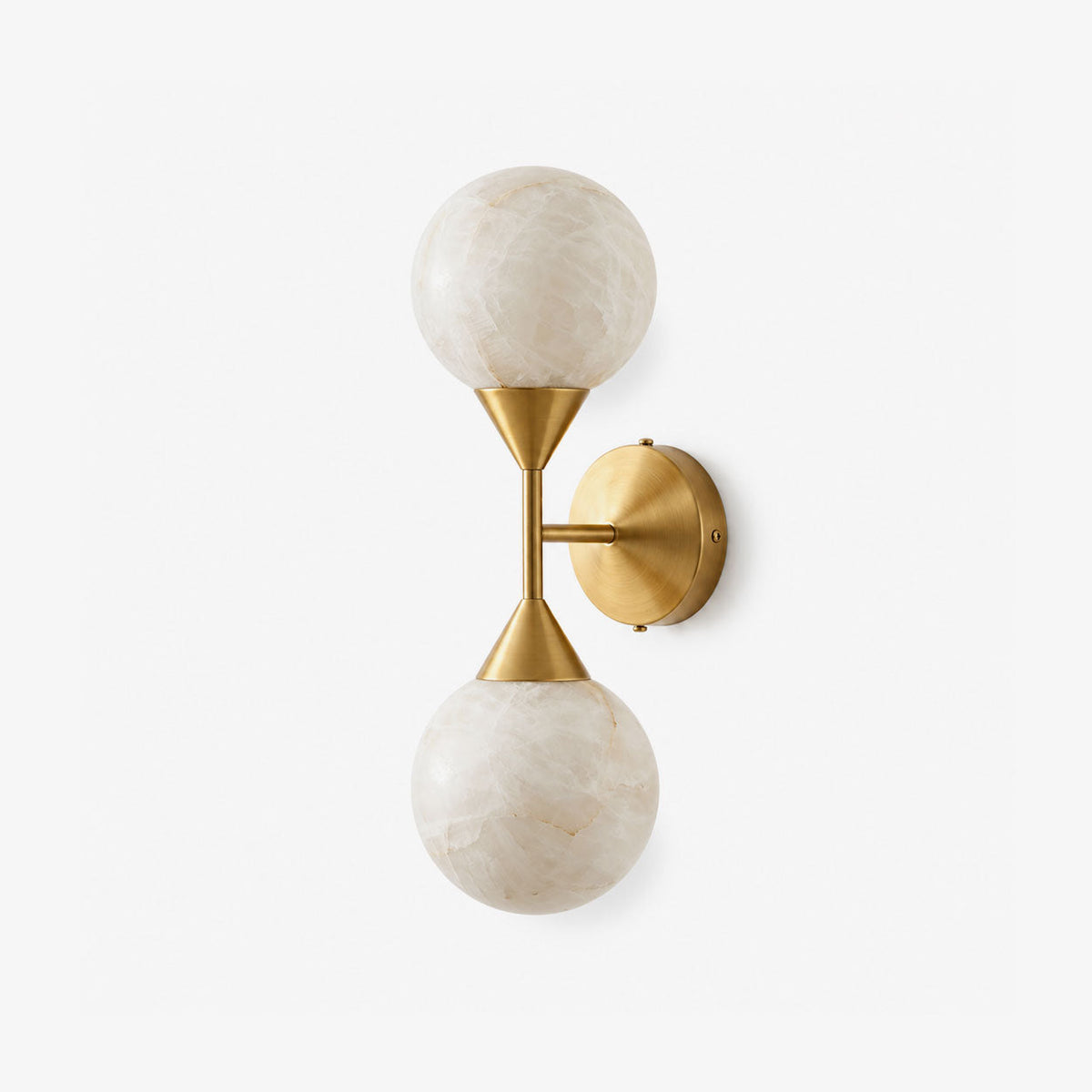 Duolune Alabaster Up Down Wall Sconce