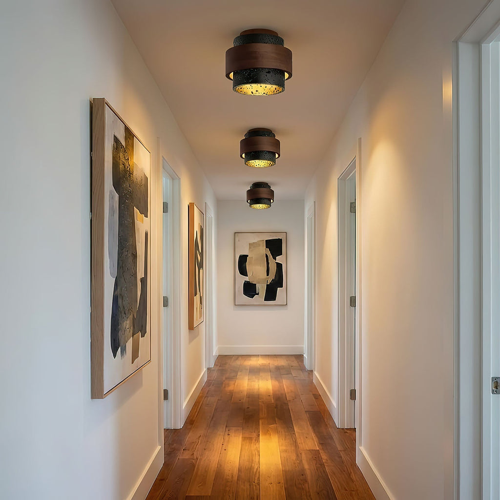 Ebony Ceiling Light