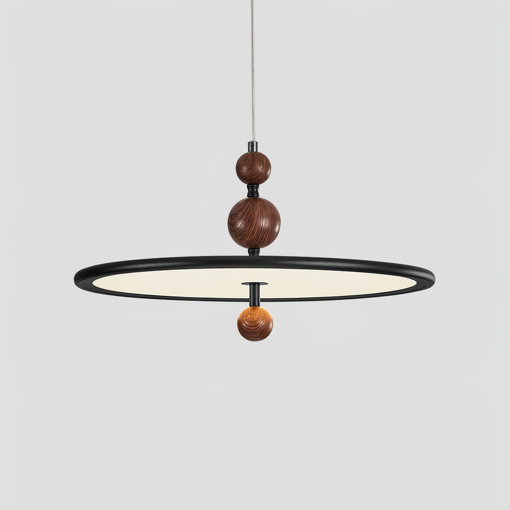 Disc & Bead Pendant Light