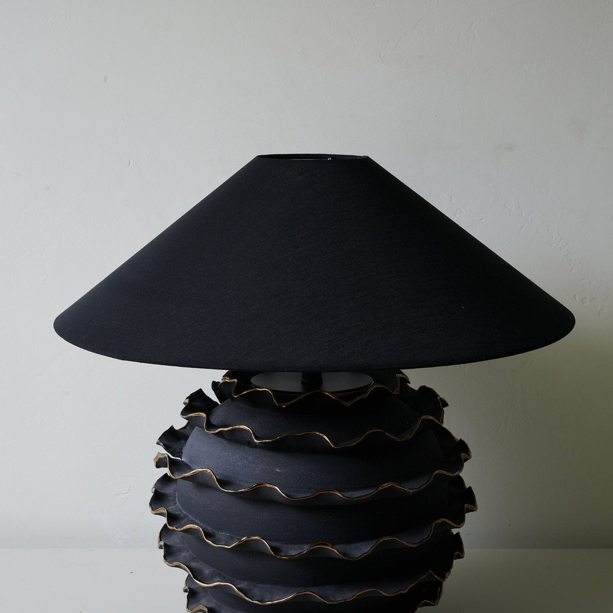 Eclipse Ruffle Table Lamp