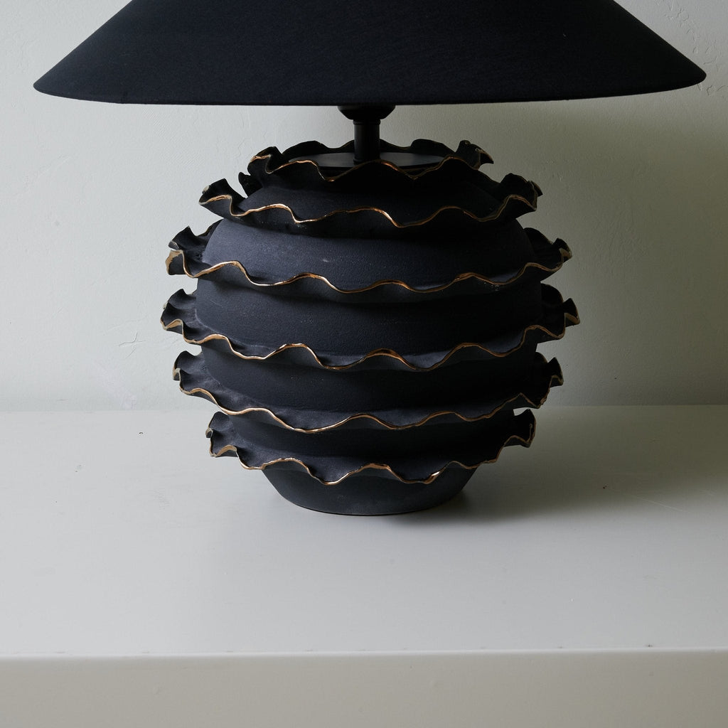 Eclipse Ruffle Table Lamp
