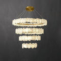 Ecliptica Spiral Alabaster Chandelier