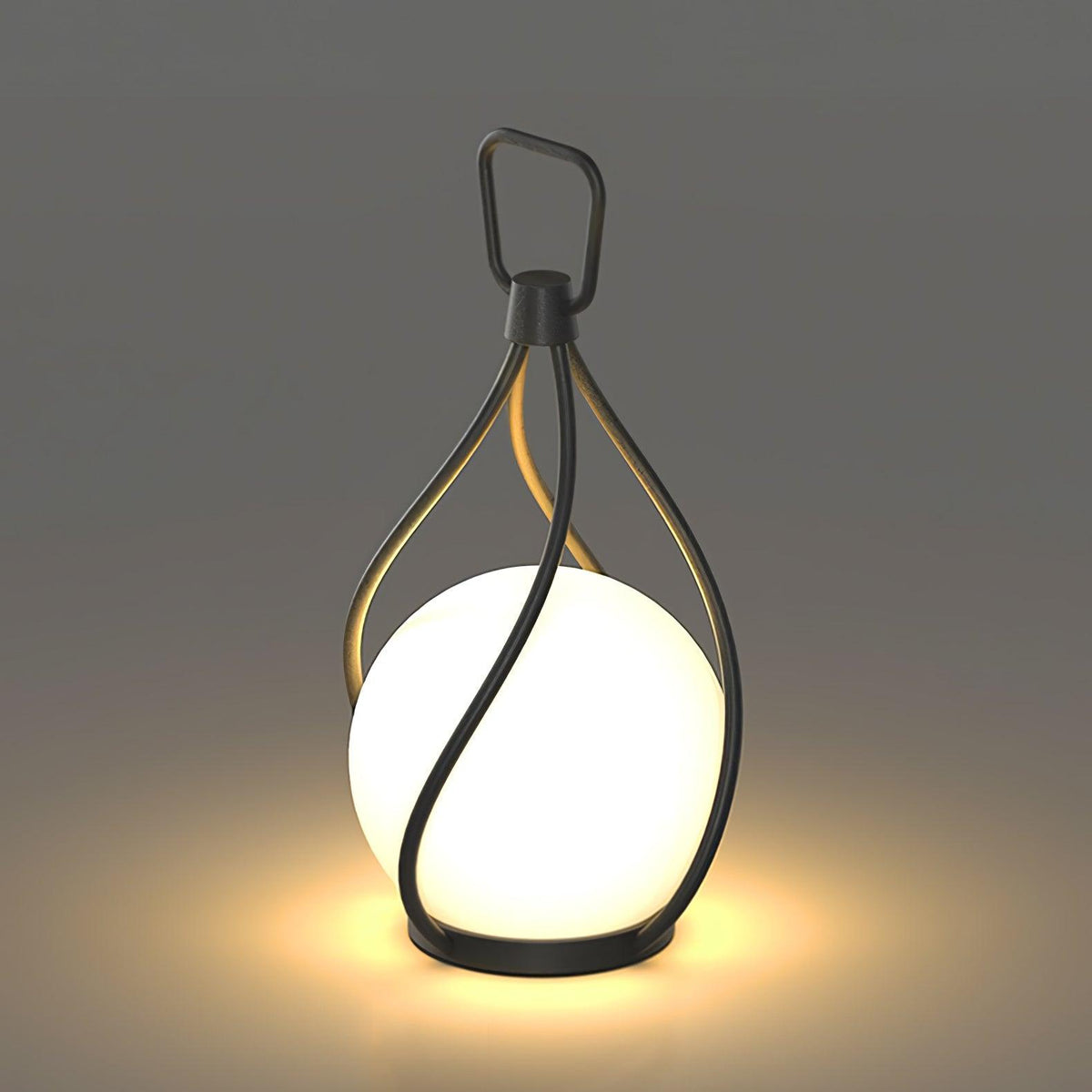 Crescent Orb Lantern Rechargeable Table lamp