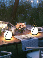 Crescent Orb Lantern Rechargeable Table lamp