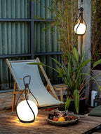 Crescent Orb Lantern Rechargeable Table lamp