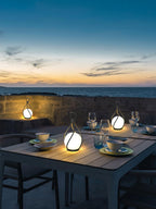Crescent Orb Lantern Rechargeable Table lamp