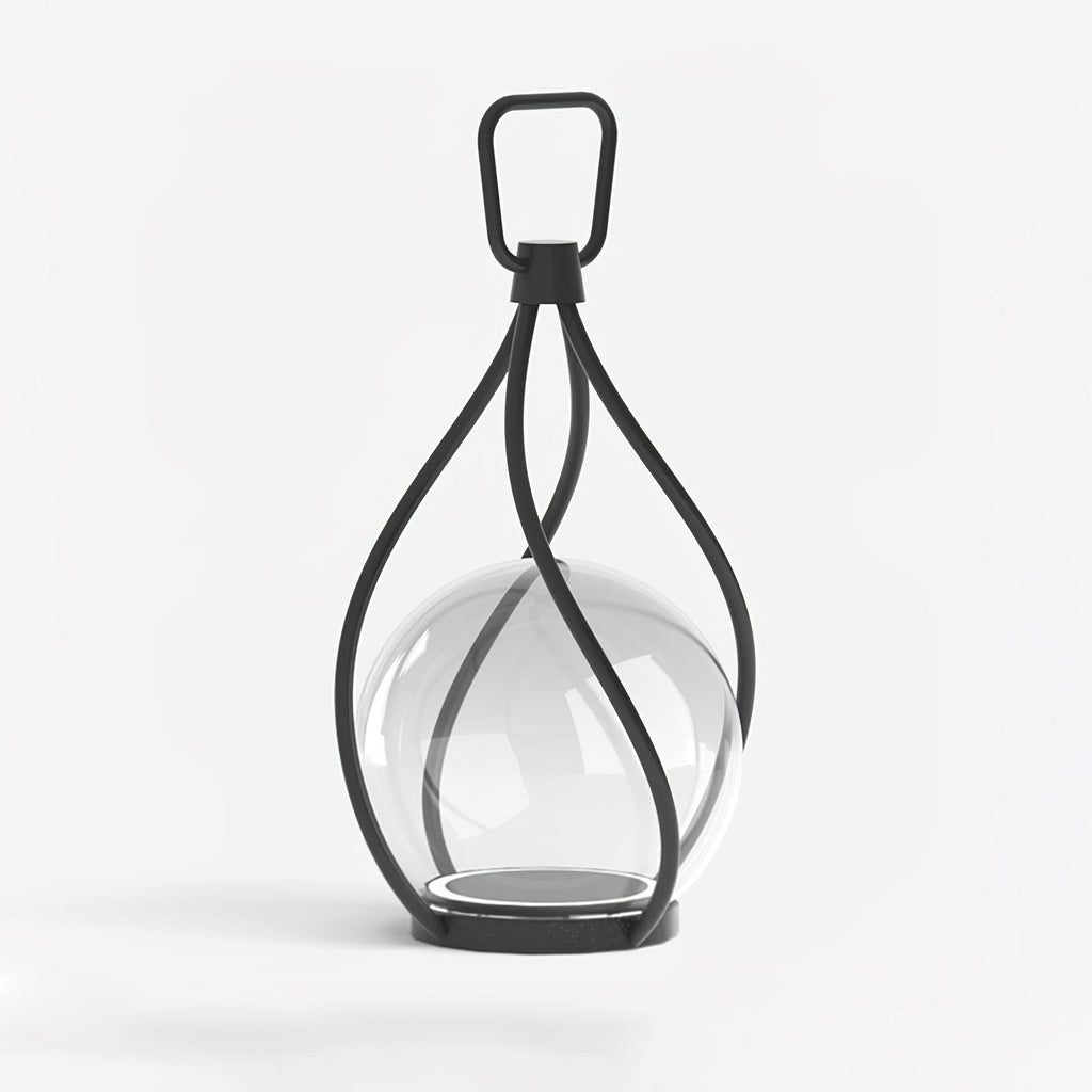 Crescent Orb Lantern Rechargeable Table lamp