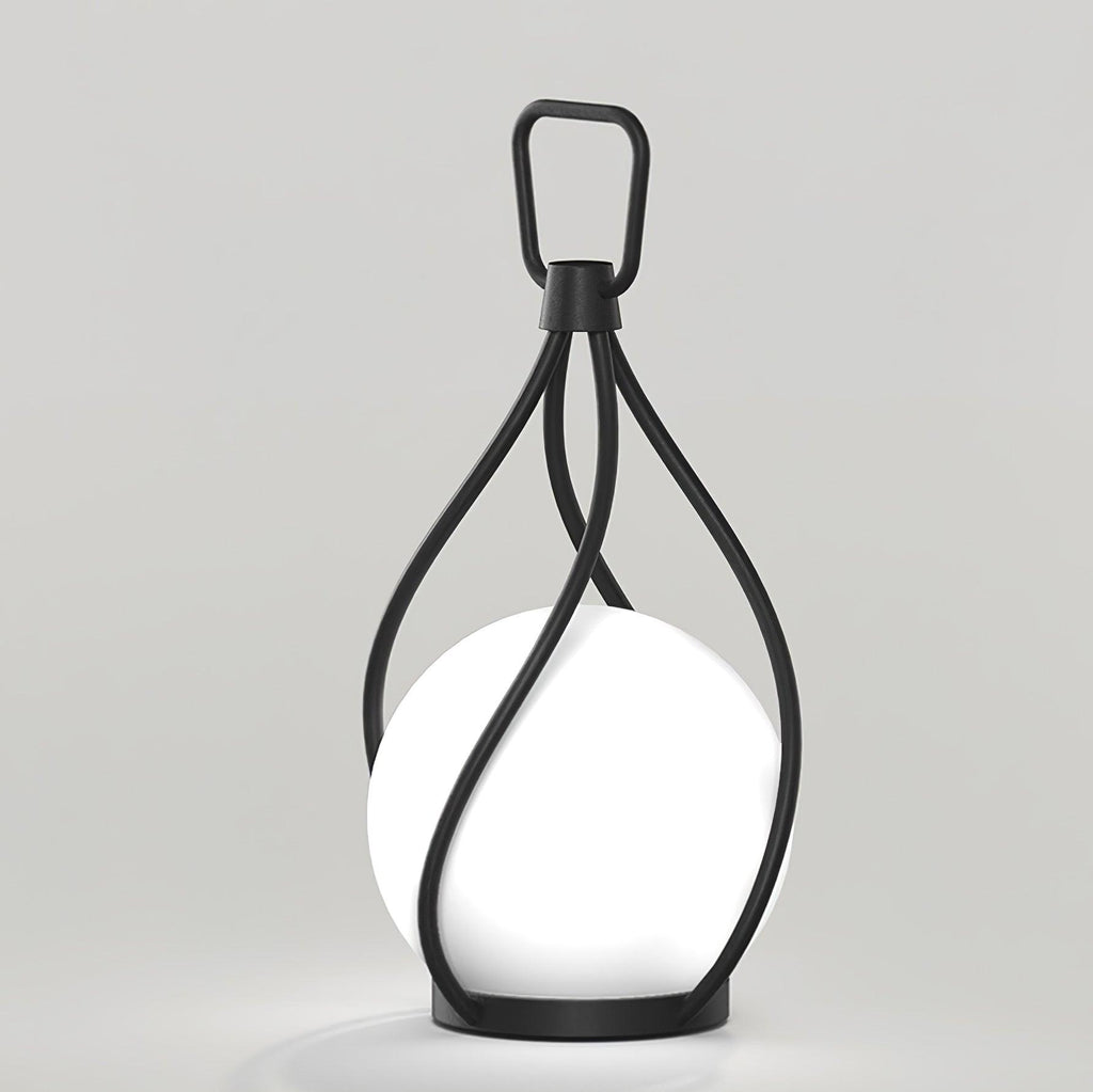 Crescent Orb Lantern Rechargeable Table lamp