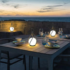 Crescent Orb Lantern Rechargeable Table lamp