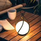Crescent Orb Lantern Rechargeable Table lamp