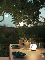 Crescent Orb Lantern Rechargeable Table lamp