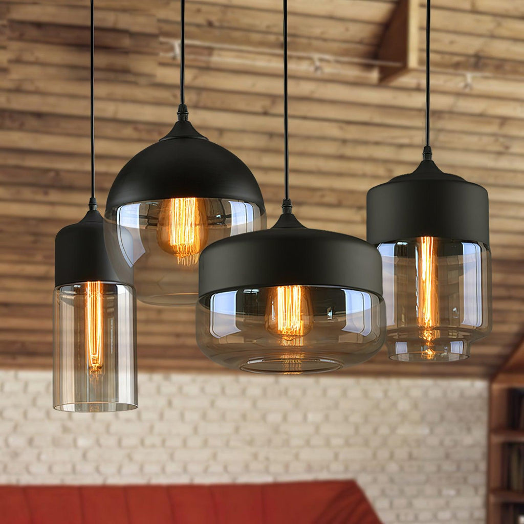 Crescent Quartet Pendant Lamp