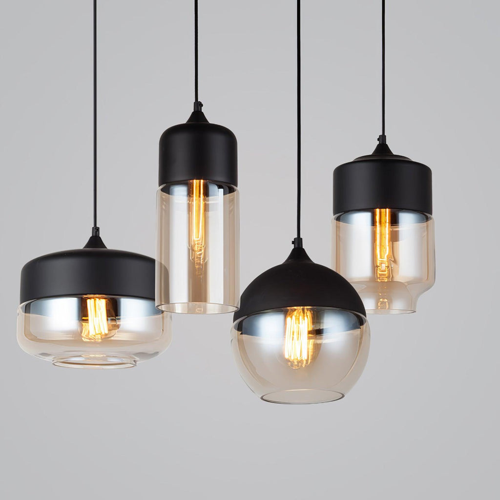 Crescent Quartet Pendant Lamp