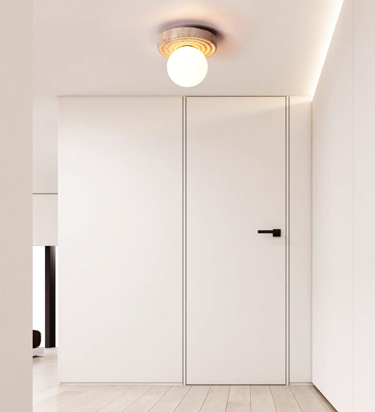 Elira Travertine Ceiling Light