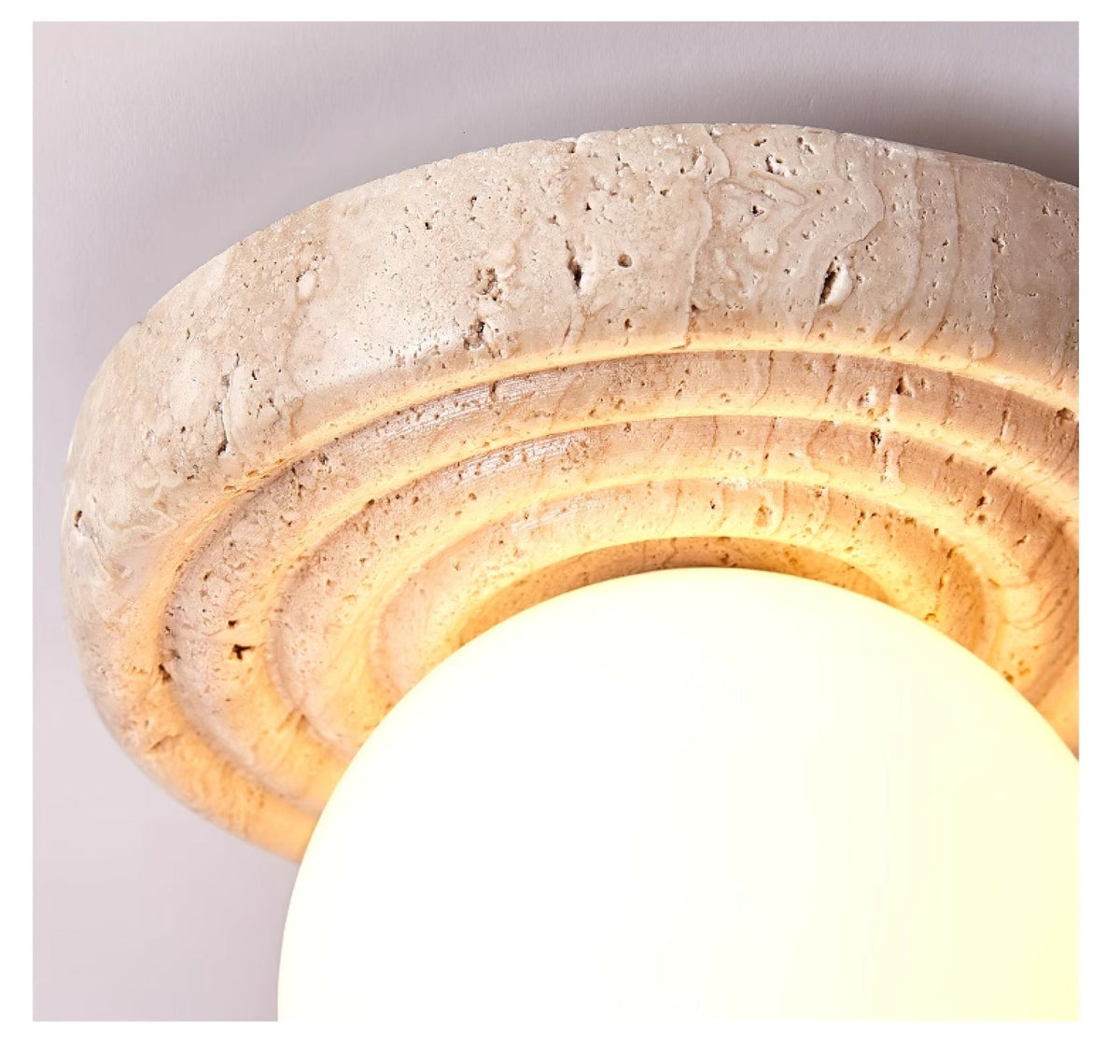 Elira Travertine Ceiling Light