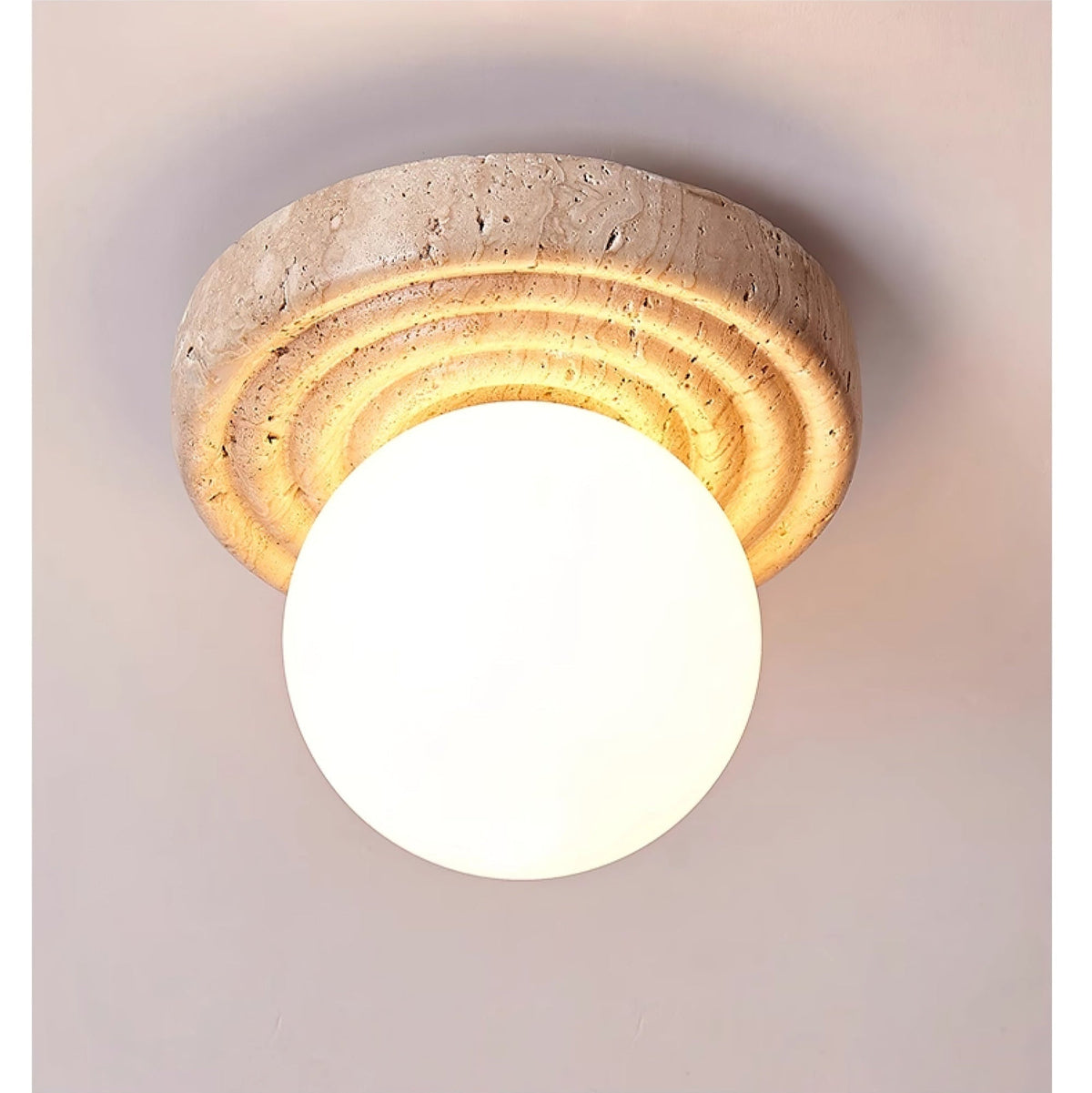 Elira Travertine Ceiling Light