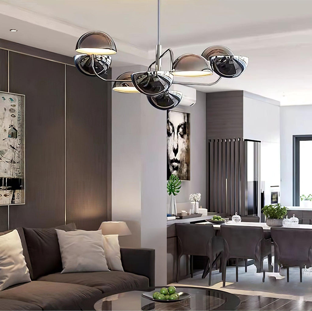 Elisabeth Penta Chandelier ∅ 31.5 x H 39″ / Dia 80cm x H 100cm / Black Chandelier