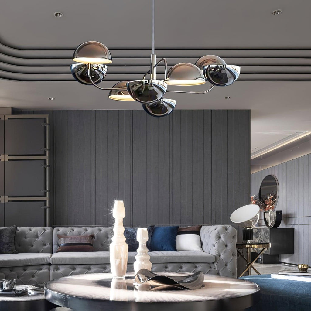 Elisabeth Penta Chandelier ∅ 31.5 x H 39″ / Dia 80cm x H 100cm / Black Chandelier