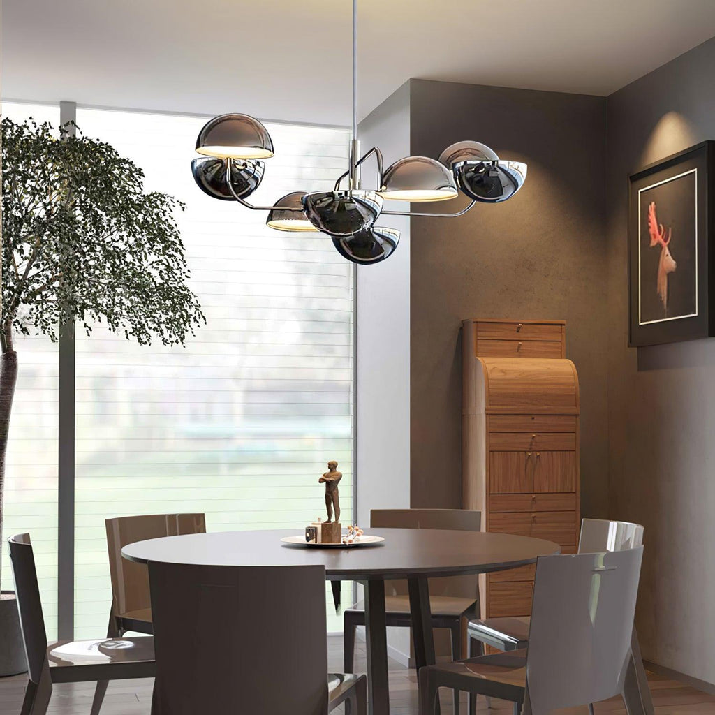 Elisabeth Penta Chandelier ∅ 31.5 x H 39″ / Dia 80cm x H 100cm / Black Chandelier