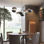 Elisabeth Penta Chandelier ∅ 31.5 x H 39″ / Dia 80cm x H 100cm / Black Chandelier