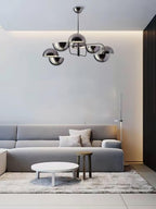 Elisabeth Penta Chandelier ∅ 31.5 x H 39″ / Dia 80cm x H 100cm / Black Chandelier