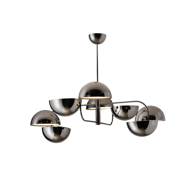 Elisabeth Penta Chandelier ∅ 31.5 x H 39″ / Dia 80cm x H 100cm / Black Chandelier