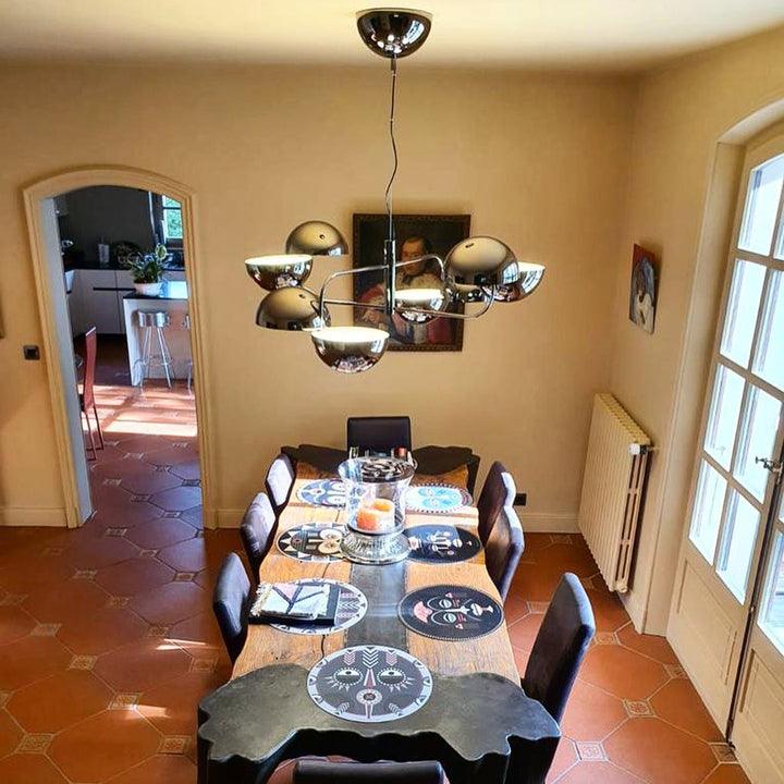 Elisabeth Penta Chandelier ∅ 31.5 x H 39″ / Dia 80cm x H 100cm / Black Chandelier