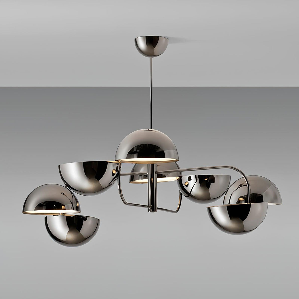 Elisabeth Penta Chandelier ∅ 31.5 x H 39″ / Dia 80cm x H 100cm / Black Chandelier