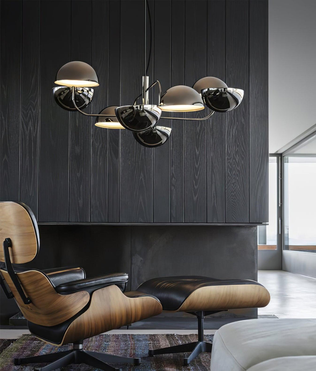 Elisabeth Penta Chandelier ∅ 31.5 x H 39″ / Dia 80cm x H 100cm / Black Chandelier