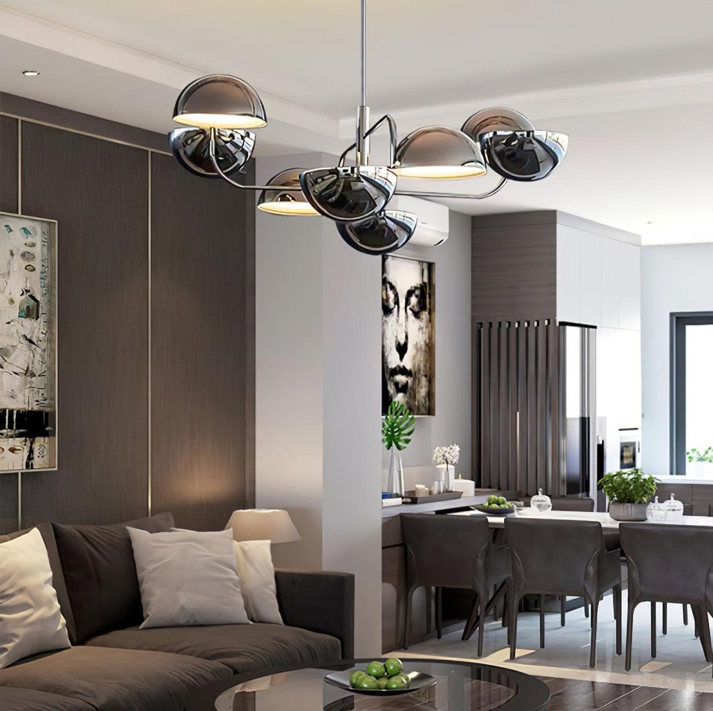 Elisabeth Penta Chandelier ∅ 31.5 x H 39″ / Dia 80cm x H 100cm / Black Chandelier