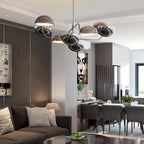 Elisabeth Penta Chandelier ∅ 31.5 x H 39″ / Dia 80cm x H 100cm / Black Chandelier