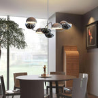 Elisabeth Penta Chandelier ∅ 31.5 x H 39″ / Dia 80cm x H 100cm / Black Chandelier