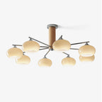 Elliptical Persimmon Chandelier Chandelier