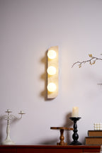 Elysian Travertine Plug-in Wall Light