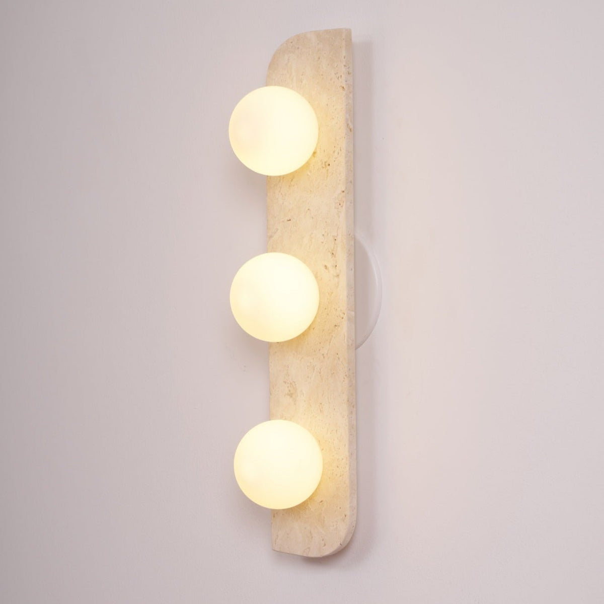 Elysian Travertine Plug-in Wall Light