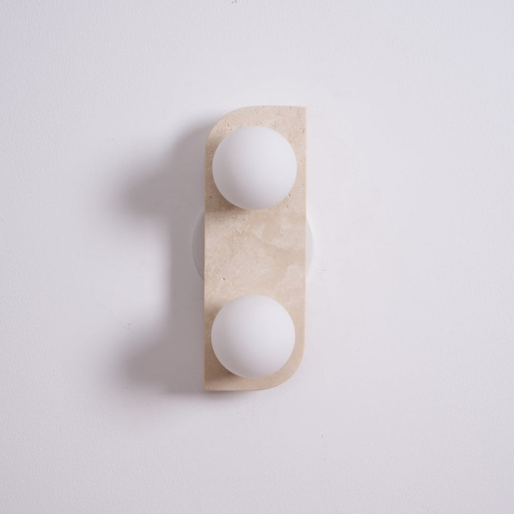 Elysian Travertine Wall Light