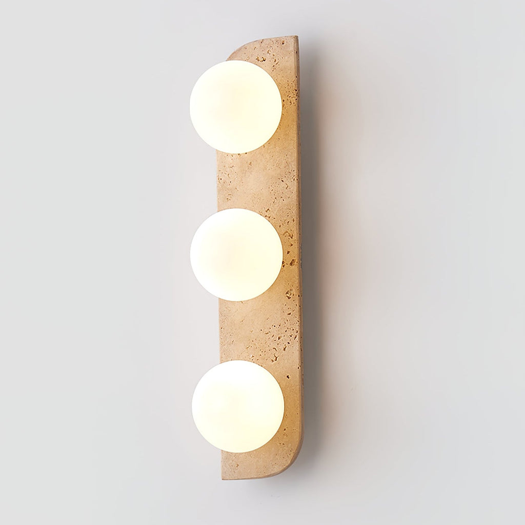 Elysian Travertine Plug-in Wall Light