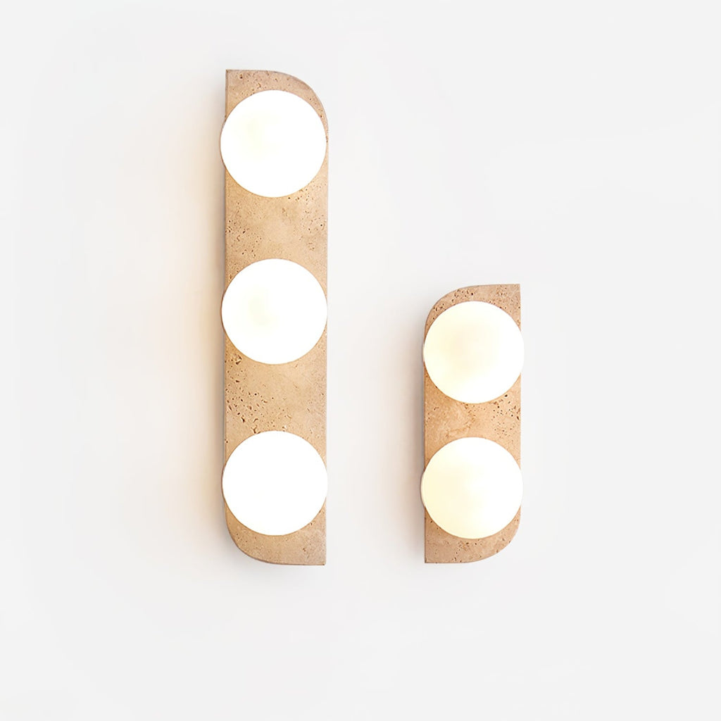Elysian Travertine Plug-in Wall Light