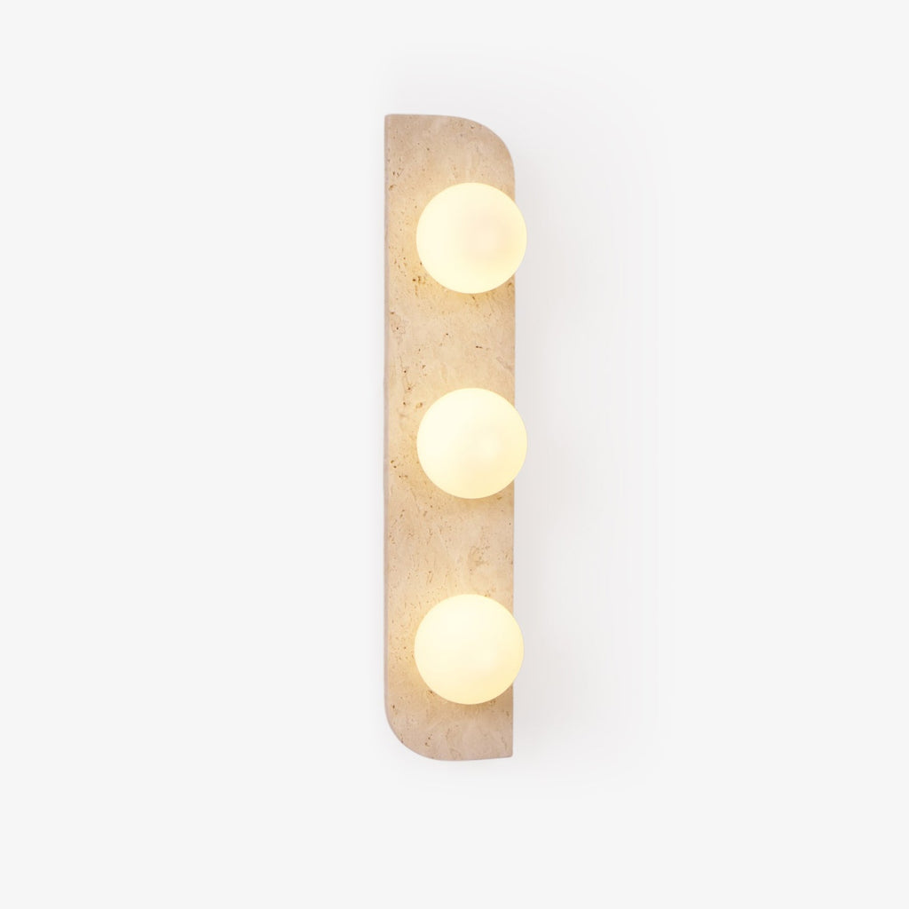 Elysian Travertine Plug-in Wall Light