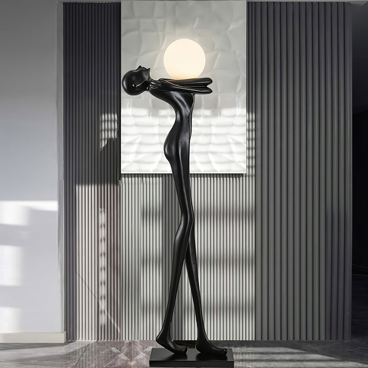 Embrace Ball Sculpture Floor Lamp Floor lamp
