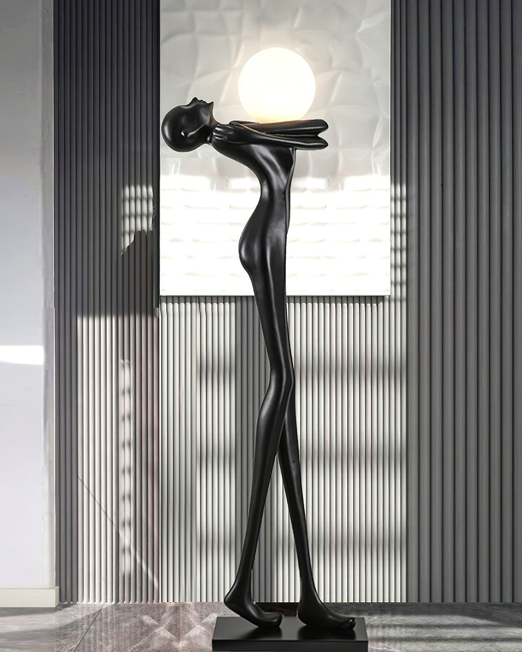 Embrace Ball Sculpture Floor Lamp Floor lamp