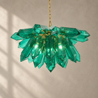 Emerald Crystal Chandelier