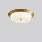 Emily Ceiling Light ∅ 15.7″ x H 5.9″ / Dia 40cm x H 15cm / Brass & White / Warm Light Ceiling lamp