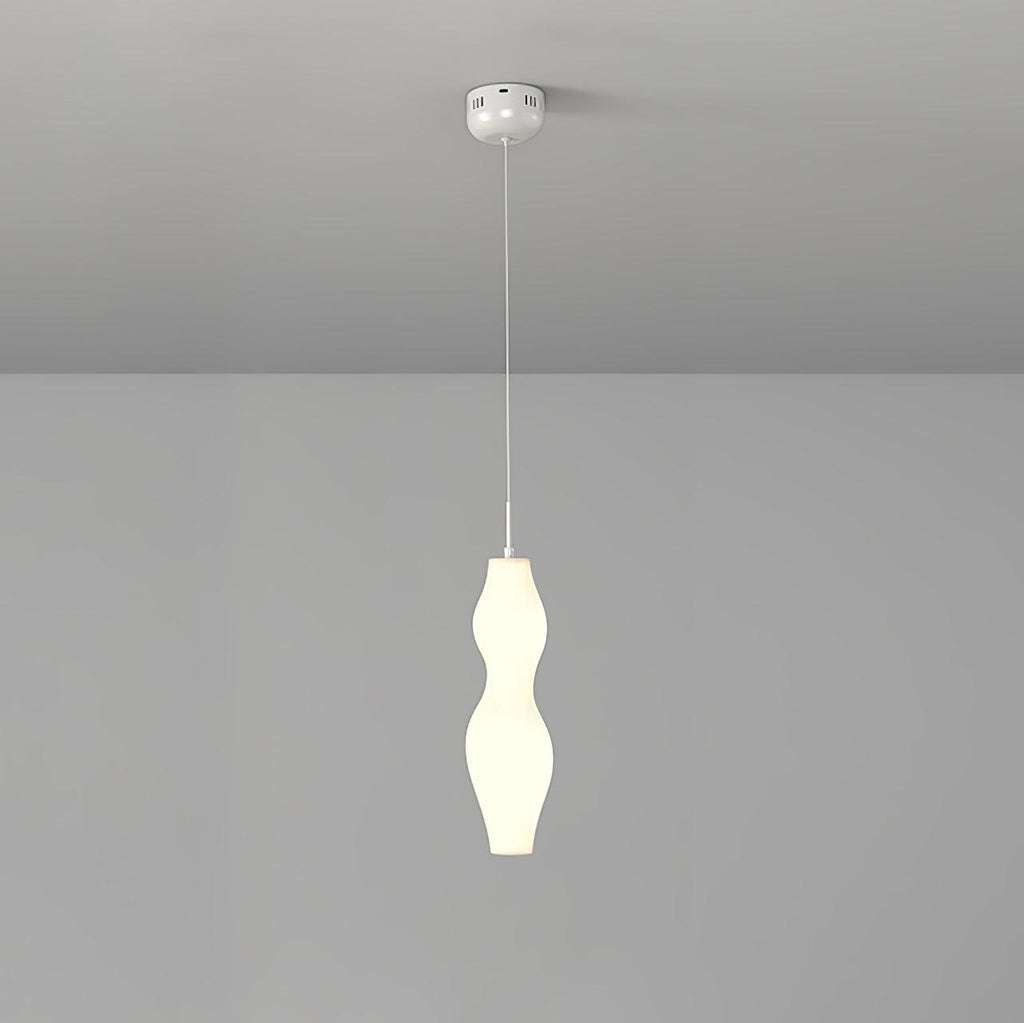 Empirico Pendant Lamp ∅ 6.3″ x H 19.7″ / Dia 16cm x H 50cm / White / Warm Light Pendant light
