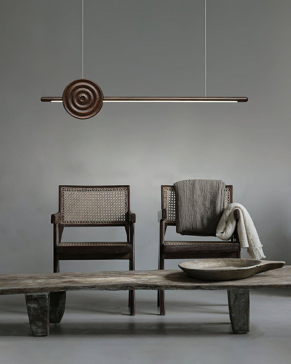 Erhu Wood Chandelier Chandelier