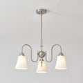 Esther Chandelier 3 heads ∅ 24.4″ x H 18.9″ / Dia 62cm x H 48cm / Nickel Chandelier